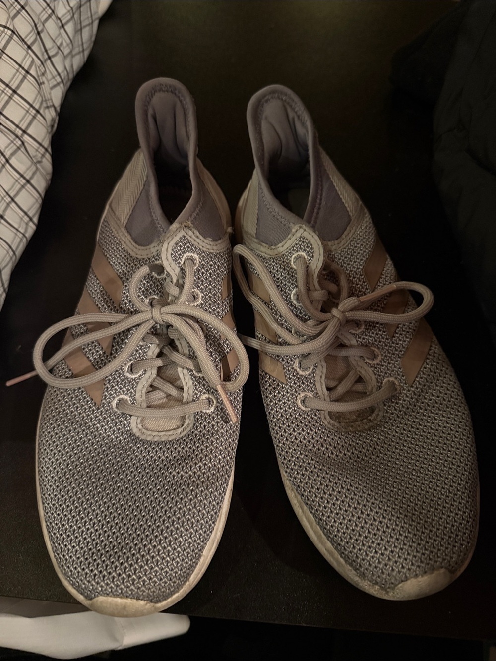 Adidas Cloudform Silver Sneakers 7.5